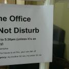 Meme: Do Not Disturb Home Office